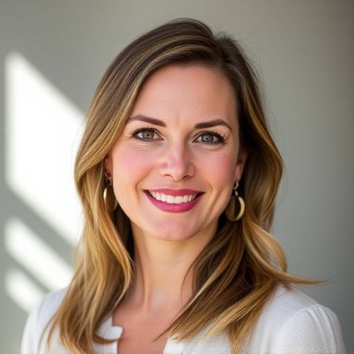Professional headshot of Eleanor Vance, Co-Founder and Creative Director of Crimson Quill Creative.